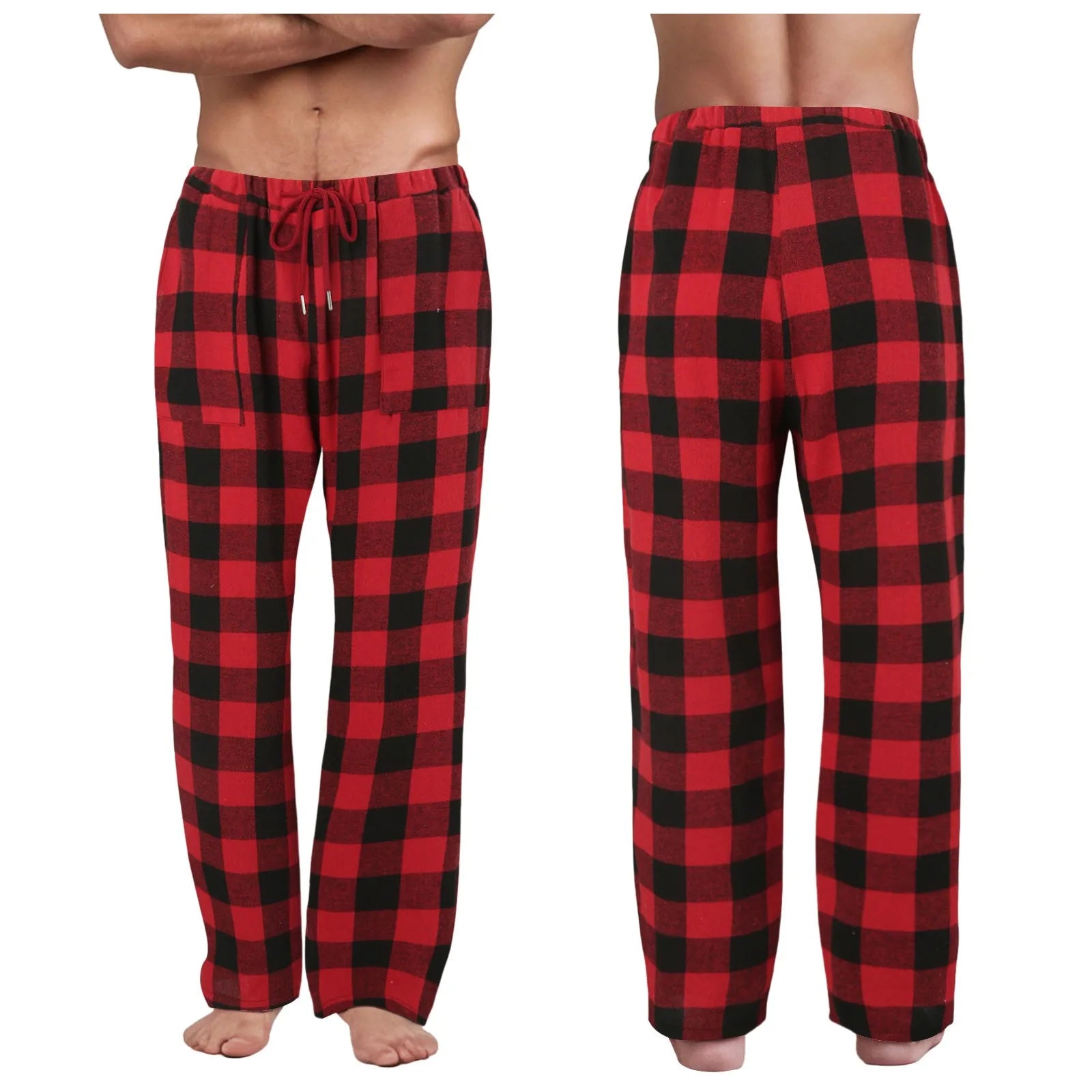 Red Plaid Pajama Pants