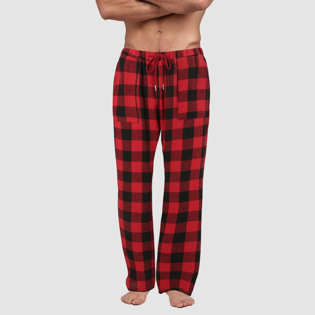 Red Plaid Pajama Pants
