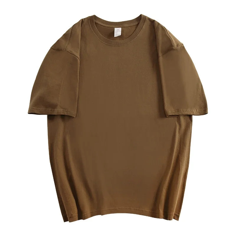 Loose Mens 100 Percent Cotton T-Shirt